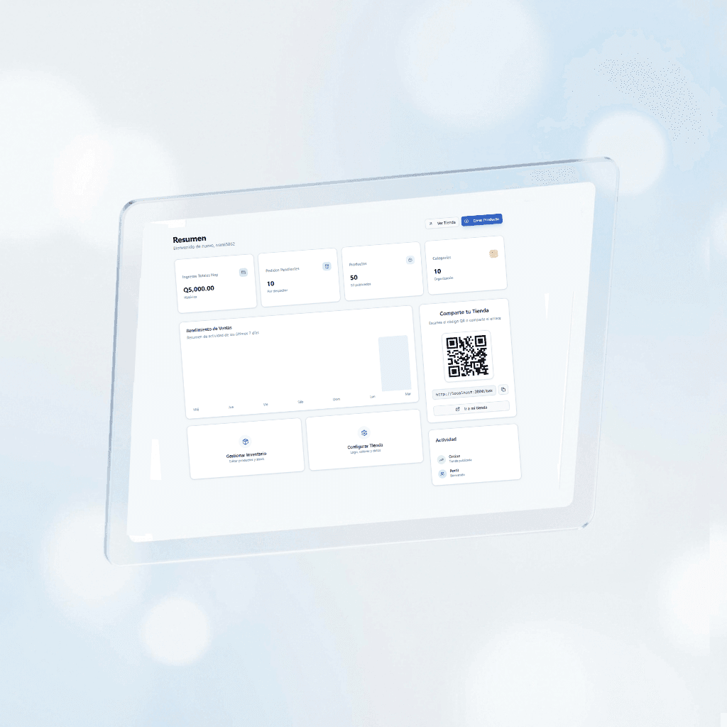 Goveny Dashboard Preview